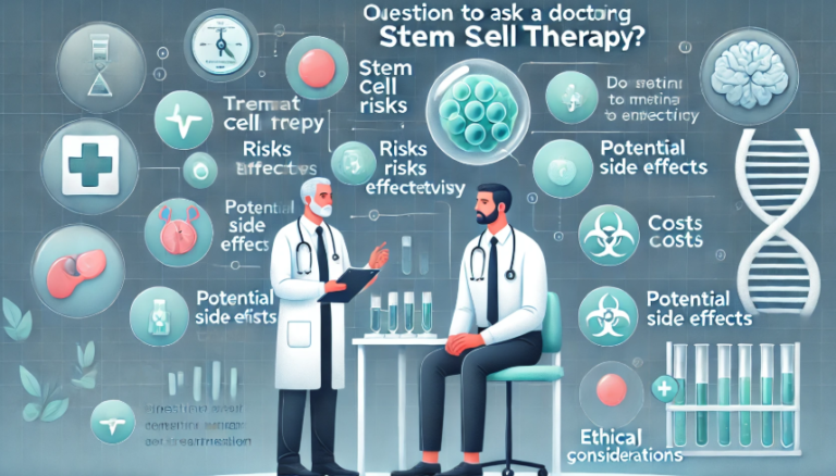 Questions to Ask Your Doctor Before Starting Stem Cell Therapy